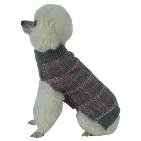 PETPURIFIERS Vintage Symphony Static Fashion Knitted Dog Sweater; Extra Small PE484744